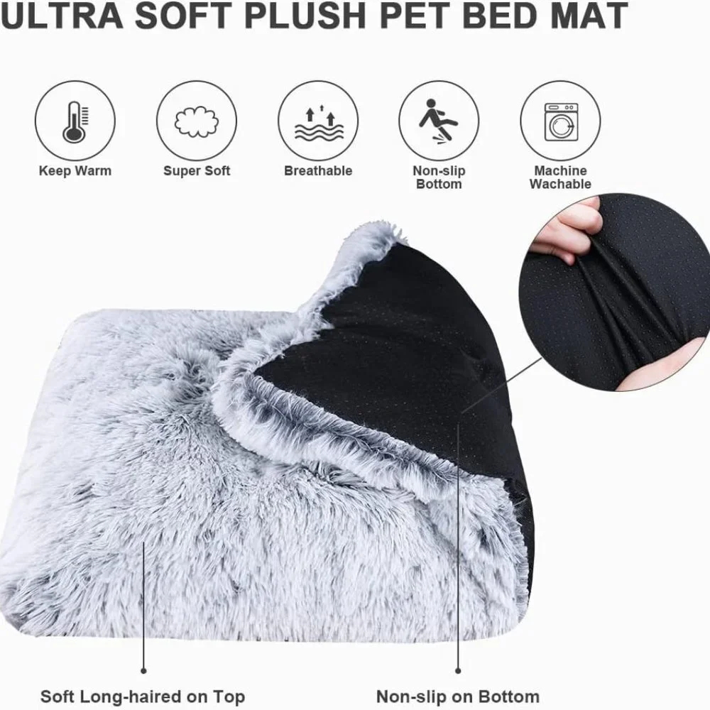 Dog Crate Bed Pad - Ultra Soft, Plush, and Versatile